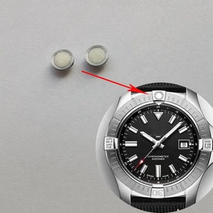ชิ้นส่วนนาฬิกาข้อมือ3.6 Mm สีเขียว Lunme ฝามุกจุดสำหรับ <span class=keywords><strong>Breitling</strong></span> นาฬิกาผู้ชาย - Product Image 1