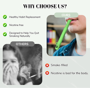 Bâtonnets à mâcher en silicone sans BPA pour arrêter naturellement de fumer et de vapoter avec des huiles essentielles - Product Image 6