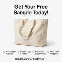 Bolsa de Lona de Gran Capacidad con Estampado de Letras, Simple y Moderna, Portátil para Uso en Exteriores, Personalizable para Supermercados