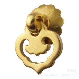 Chinese Style <b>Brass</b> Drawer Handle Novelty Shape Durable Cabinet Door Furniture <b>Knob</b> - Product Image 5