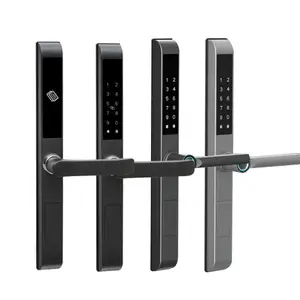 Fechadura de alumínio para porta, novo lançamento, fechadura TT slim, abertura por impressão digital em várias cores para opção de fechadura inteligente