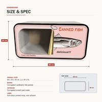 Tunnel en carton ondulé pour chats d'intérieur, design boîte de conserve, pour la maison, vente en gros, direct usine