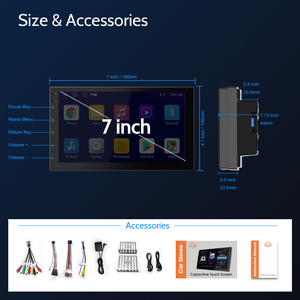 Chúng tôi de cổ miễn phí vận chuyển Android <span class=keywords><strong>Car</strong></span> Stereo 2 Din 7 inch màn hình cảm ứng đơn vị đứng đầu với <span class=keywords><strong>GPS</strong></span> <span class=keywords><strong>navigation</strong></span> BT - Product Image 5