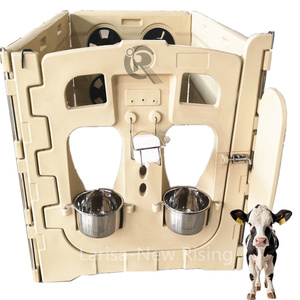 Jaulas de animales para interiores, corrales para terneros, casa de PE para ganado, terneros, cubículos de plástico para ganado, fáciles de usar y duraderos - Product Image 1
