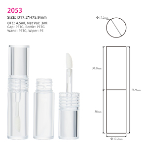 Omi 2.5ml 3ml <span class=keywords><strong>Lipgloss</strong></span> Ống rõ ràng Rỗng Mỹ phẩm son môi lỏng bao bì có thể tái chế tùy chỉnh Lip chai dầu - Product Image 6
