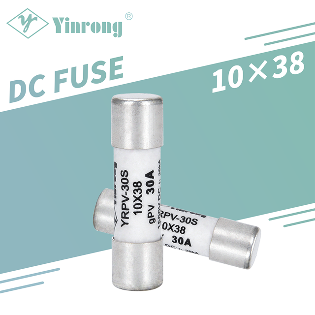 DC 1000V Porcelain 10x38mm High Breaking Capacity Solar Fuse for 30A Fuse Link CE TUV Certified for India Market