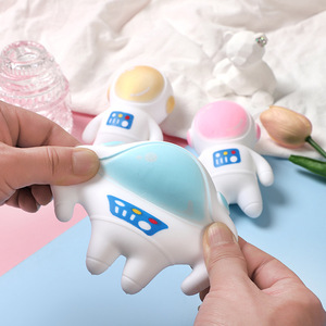 Astronaut Shaped Plastic Silicone <b>Squishy</b> Toy Portable Office Decor and Stress Relief Toy for Kids Available in Stock - Product Image 1