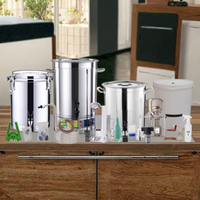 Kit de brassage de bière maison 20L - Système complet tout-en-un pour les passionnés de bière artisanale (acier inoxydable, options électriques/basiques)