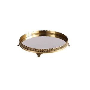 Bandejas de Metal personalizadas para boda, color Natural, Ramadán musulmán, Oriente Medio, venta al por mayor - Product Image 4