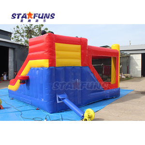 Inflatable Bouncer trượt Mickey Minnie Chuột thư bị trả lại nhà công viên Inflatable nhảy Mickey Minnie Chuột bouncy lâu đài với trượt - Product Image 6