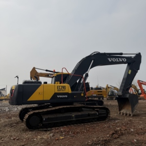 Excavatrice sur chenilles hydraulique Volvo EC290 d'occasion, machine de construction 29 tonnes, modèles EC290B, EC290D, EC300, EC250, grande pelle d'occasion - Product Image 4