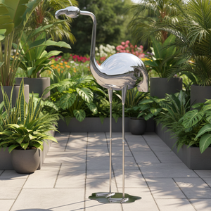 <span class=keywords><strong>Scultura</strong></span> d'Arte Moderna a Forma di Fenicottero in Acciaio Inossidabile, Fatta a Mano, Lucida, <span class=keywords><strong>per</strong></span> Decorazione da Giardino, Personalizzabile, a Prezzi di Fabbrica - Product Image 2