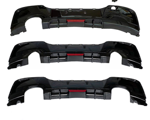 1 série 2012-2014 année F20 M135i mise à niveau MP Style diffuseur arrière avec Led pour F20 brillant mat noir pare-chocs lèvres voiture Auto pièces - Product Image 1
