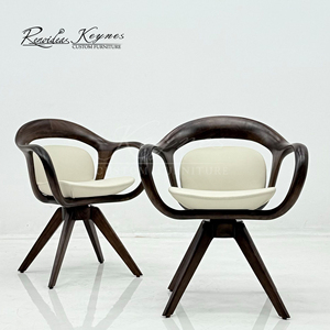Fauteuil en bois courbé moderne de luxe pour hôtel et restaurant, vente en gros par Keynes - Product Image 5