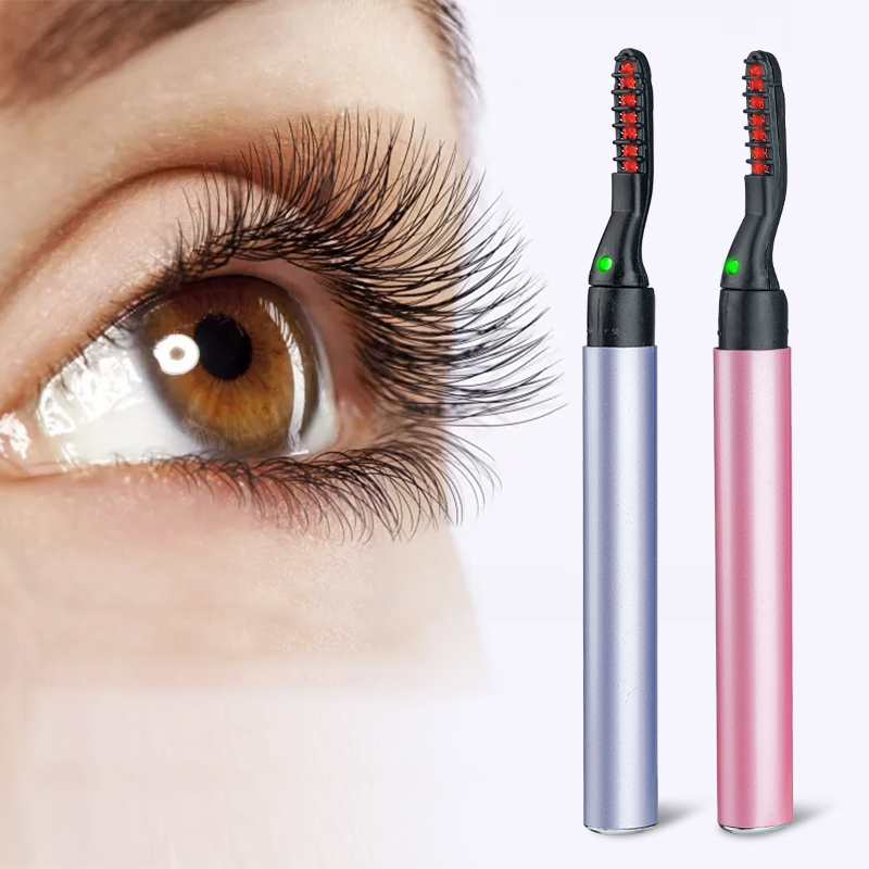Модная Портативная кисть для ресниц с быстрым нагревом, натуральный долговечный электрический бигуди для ресниц, инструмент для макияжа глаз