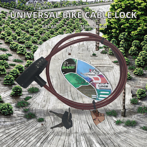 Wholesale HXC Universal PVC <b>Cable</b> <b>Lock</b> Security for Bikes Motorcycles Scooters (3.05-8x1500MM) - Product Image 2