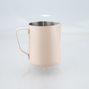 16oz Latte Cappuccino <span class=keywords><strong>Lait</strong></span> Pull Mug <span class=keywords><strong>Barista</strong></span> Craft <span class=keywords><strong>Pot</strong></span> de mousse de <span class=keywords><strong>lait</strong></span> en acier inoxydable - Product Image 4