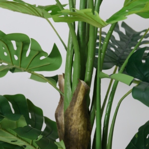 Monstera Deliciosa, arbre décoratif en bonsaï, plantes en plastique, pots, aménagement paysager, plantes modernes, plantes d'intérieur, plantes artificielles - Product Image 4