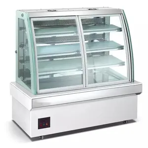 Cooler de alta qualidade para porta da frente, display de bolo aberto, com refrigerante r134a