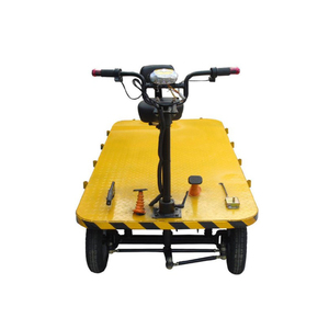 <b>Battery</b> Operated Electric <b>Flat</b> Cart With Steering Wheel - Product Image 4