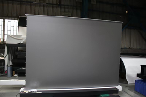 Pantalla de Proyección Motorizada Inteligente Wupro Black Crystal 1.0 Gain de 100-150 Pulgadas, Nueva de 2023, con Tecnología ALR para LeApex-Black - Product Image 3