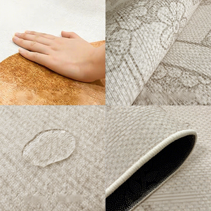 Juego de Alfombras Modernas, Sencillas y de Lujo, de Poliéster Jinrui, Impermeables, Lavables a Máquina, para Dormitorio, Sala de Estar, Sofá y Mesa de Centro - Product Image 6