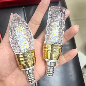 Bombilla LED <span class=keywords><strong>de</strong></span> Diseño Cristalino <span class=keywords><strong>de</strong></span> 9W, E27 E14, Triple Color Intercambiable 3000K-6000K, para Lámpara <span class=keywords><strong>de</strong></span> Techo, Colgante o <span class=keywords><strong>de</strong></span> Escritorio - Product Image 2