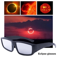 Lunettes d'éclipse solaire ultra-légères, taille compacte, ajustement confortable, pour l'observation des éclipses solaires