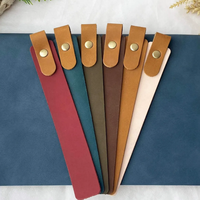 YY Vente en gros de marque-pages en cuir PU personnalisés, marque-pages élégants avec boîte cadeau, marque-pages personnalisés élégants pour les amoureux des livres