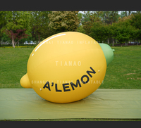 Citron gonflable géant de modèle de citron de décoration gonflable gonflable de modèle de fruit Offre Spéciale pour la publicité