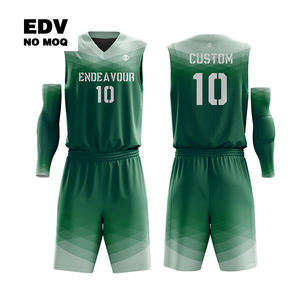 Ensemble de maillots de basket-ball pour enfants, style sublimé coloré, livraison rapide, maille douce respirante, tenue d'entraînement et de jeu - Product Image 1