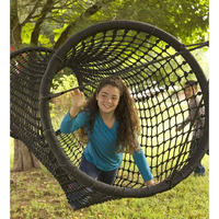 Red de Cuerda Tejida Colgante de PP Resistente a la Intemperie de 6-10 Pies para Interiores/Exteriores, Puente Túnel, Equipo de Juegos para Niños, Balancín para Jardín de Infancia