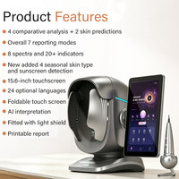 Analyseur de peau et de cuir chevelu X3 PRO AI avec écran tactile de 15,6 pouces, 24 langues optionnelles