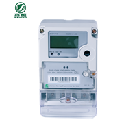 Module de télécommande pour compteur d'énergie intelligent prépayé monophasé SAVING DDZY1218 avec surveillance KWh, disjoncteur et relais temporisé 6-fuites