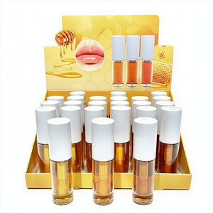 Brillo Labial Líquido Honey, Efecto Glossy de Alto Brillo, 3 Tonos, Tubo de Cristal, Aplicador Doe Foot, Venta al por Mayor, Logotipo Personalizado, OEM, Marca Privada - Product Image 4