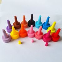Bouchons de flacon à pointe 20-410 20-400 24-410 24-410 pour l'emballage de colle et d'encre, capuchon en plastique Yorker