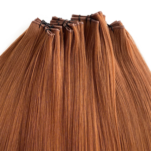 <span class=keywords><strong>Extensions</strong></span> de cheveux humains 100% Remy Super Double Drawn Invisible Genius Skin Weft, lisses et soyeuses, ondulées, vierges et brutes, pour une beauté éclatante - Product Image 5