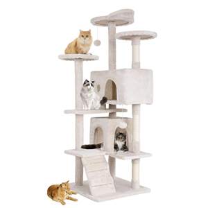 Venta al por mayor de árboles naturales para gatos y rascador, torre de escalada paradisíaca, mascotas modernas para árboles y rascador para gatos - Product Image 6