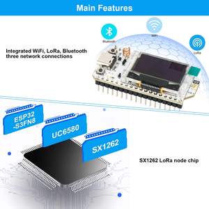 Heltec WiFi <span class=keywords><strong>LoRa</strong></span> 32(V3) Dev-board com SX1262 e <span class=keywords><strong>ESP32</strong></span>-S3FN8 Chip OLED Meshtastic Meshtastic Rede Paxcounter Suporte Heltec v3 - Product Image 2