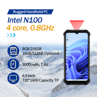 Tableta Robusta con Windows de 6.5 Pulgadas, Intel N100, 8GB+256GB, Tableta Industrial con Escáner de Código de Barras, NFC Integrado, Tableta Móvil 4G, Computadora