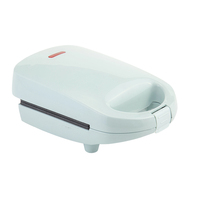 Machine à sandwich électrique compacte, antiadhésive, à chauffage rapide avec voyant lumineux, idéale pour le bureau et la cuisine