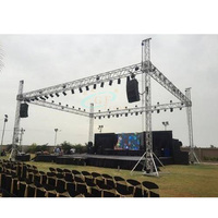 Estructura de exhibición de iluminación, armazón de espiga de aleación de aluminio para eventos, bodas, actuación de DJ