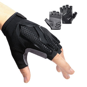 Top One Custom Logo Best Athletic Works Accesorios Seguridad Protección Medio dedo Gimnasio Guantes de levantamiento de pesas - Product Image 1