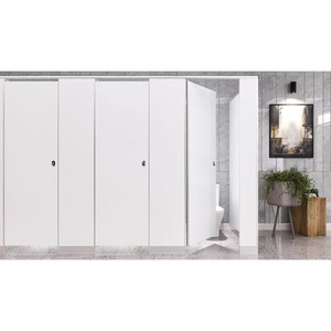 Kích thước tiêu chuẩn Phenolic nhà vệ sinh tủ phân vùng không thấm nước <span class=keywords><strong>HPL</strong></span> tấm nhà vệ sinh công cộng phân vùng hệ thống cho trung tâm mua sắm - Product Image 5