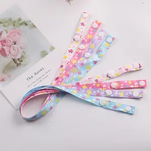 INS fleurs nouveau Design Ma sk Hang porte-masque réglable pour enfants, sangle de cou coréenne