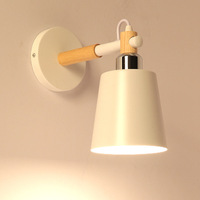 Lampu Dinding Kamar Tidur Nordik Macaron Induksi Kreatif Lampu Dinding Latar Belakang Restoran untuk Tangga Lorong