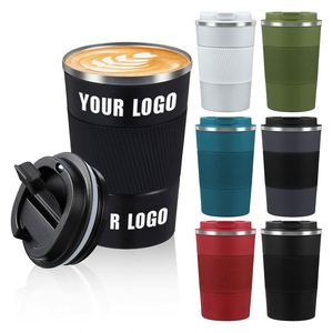 Wholesale Stainless Steel Water <b>Cup</b> with Scale Portable Outdoor Sports Fitness <b>Thermos</b> <b>Cup</b> with Custom logo - Product Image 1