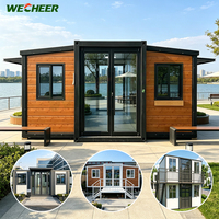 Maison conteneur préfabriquée extensible, design moderne, directement de l'usine, pour toilettes modulaires