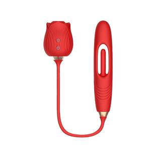 Gül Hollow dokunarak vibratör kadın emme vibratör eğlenceli yumurta vibratör yetişkin seks oyuncak - Product Image 1