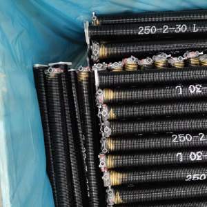 Garage <b>Door</b> Torsion <b>Spring</b> 243 Industrial Screw High Quality Precision Electrophoresis Black Coated Replacement MIN 16,000 Cycle - Product Image 5